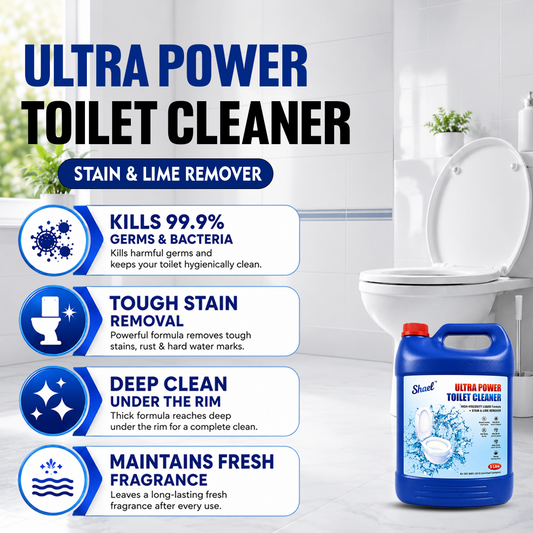Shael Ultra Power Toilet Cleaner – Tough Stain & Lime Remover ( 5 Ltr )