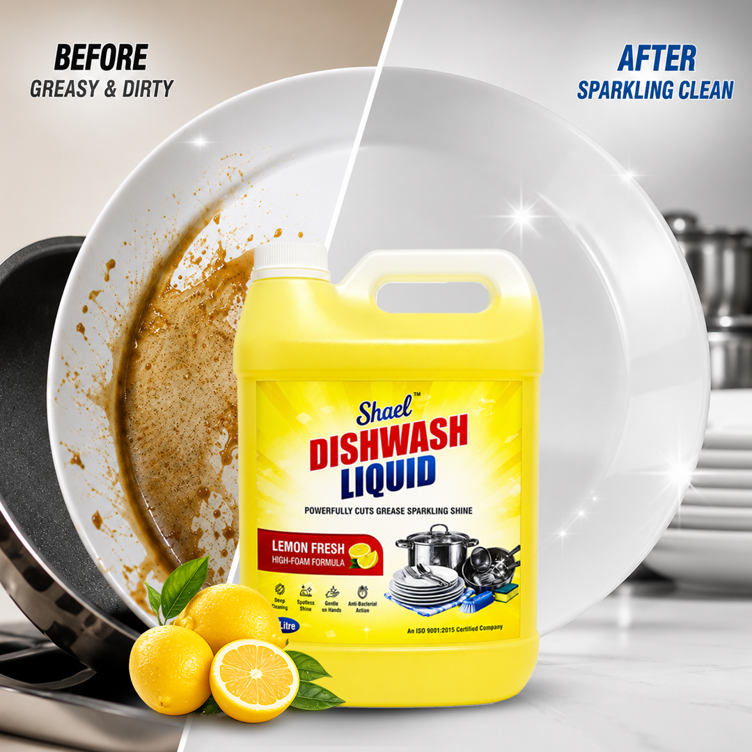 Shael Lemon Floor Cleaner 5 Litre | Floral Fresh Shine