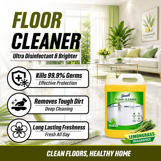 Shael Lemongrass Floor Cleaner 5 Litre | Floral Fresh Shine
