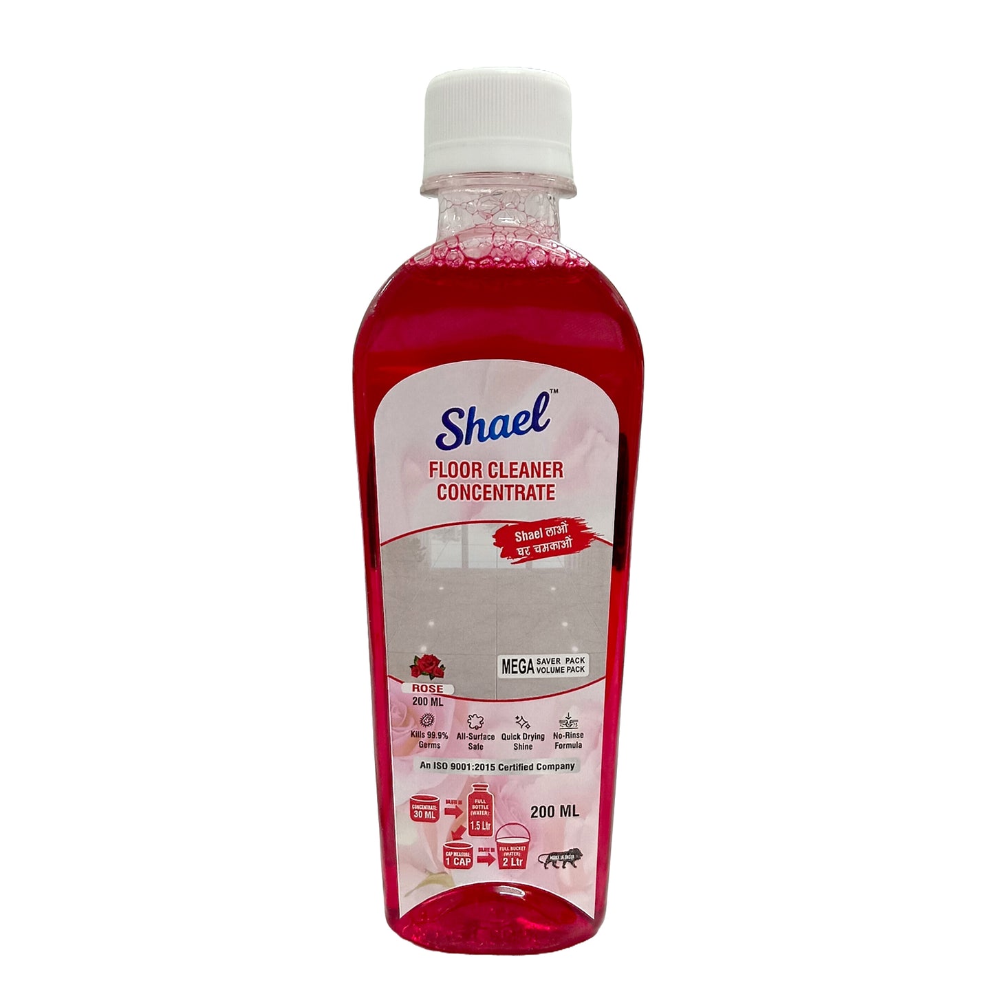 Shael Rose Floor Cleaner Concentrate 200ml | Makes 5 Litres Ready-to-Use