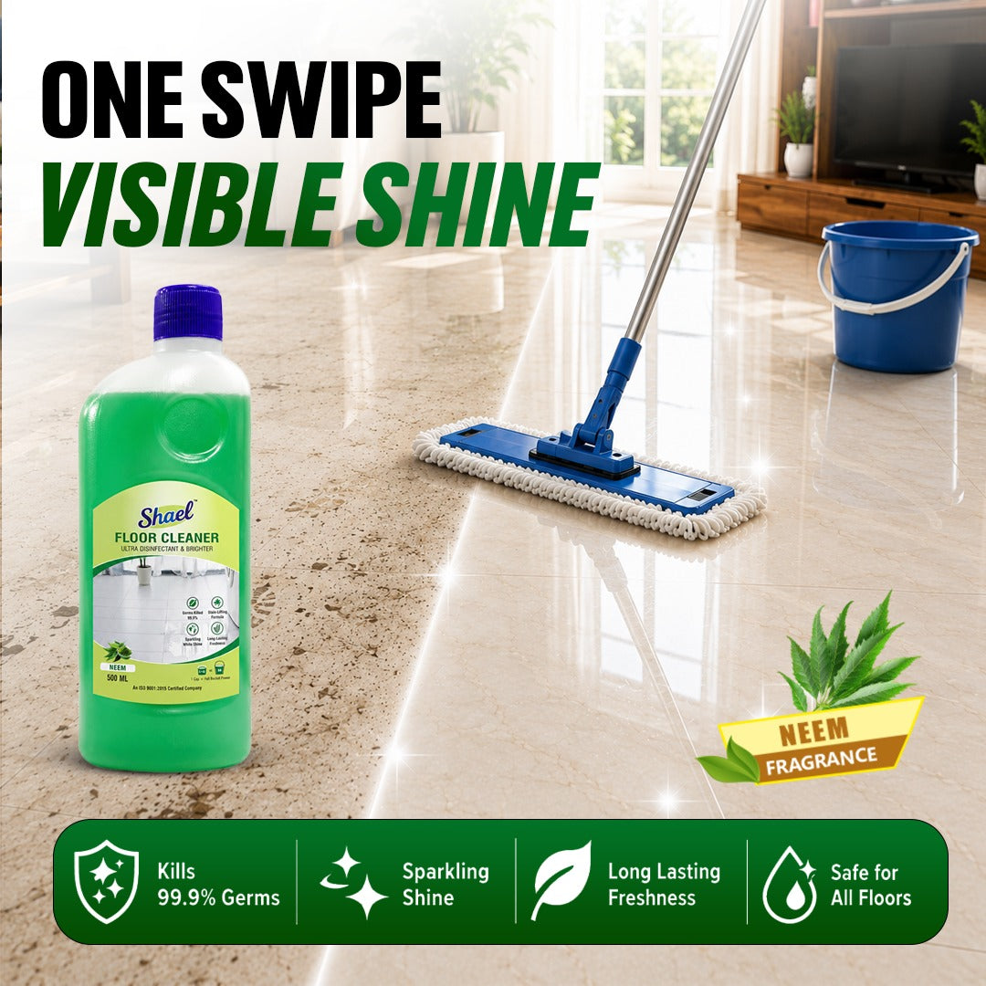 Shael Neem Floor Cleaner 500ML | Natural Herbal Disinfectant