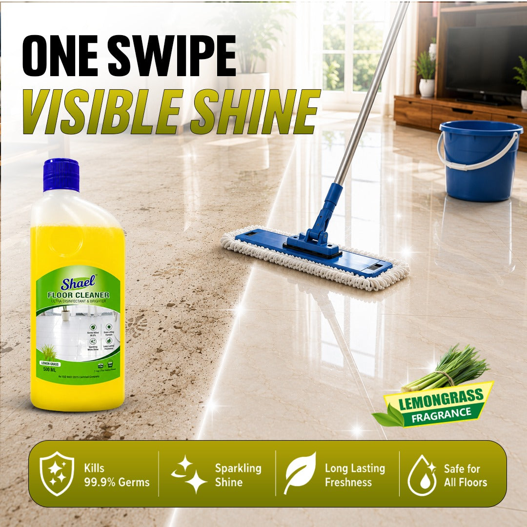 Shael Lemongrass Floor Cleaner 500ML | Citrus Fresh Shine