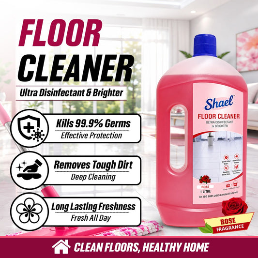 Shael Rose Floor Cleaner 1 Litre | Floral Fresh Shine