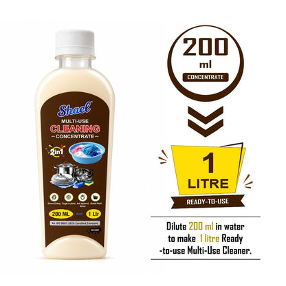 2-in-1 Concentrate Cleaning Liquid 200ml | Makes 1 Litre