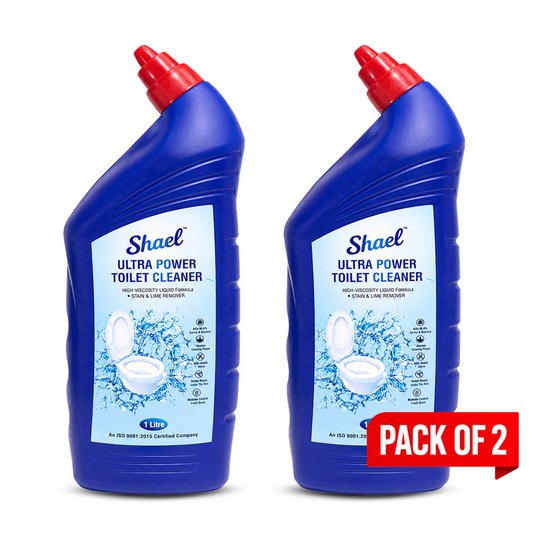 Shael Ultra Power Toilet Cleaner Liquid 1 Ltr (Pack of 2) – Tough Stain & Lime Remover – ₹86.5/bottle