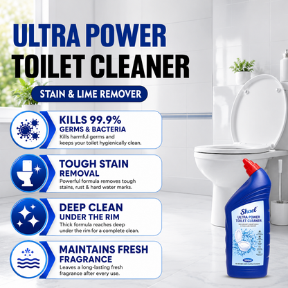 Shael Ultra Power Toilet Cleaner – Tough Stain & Lime Remover (500ML)