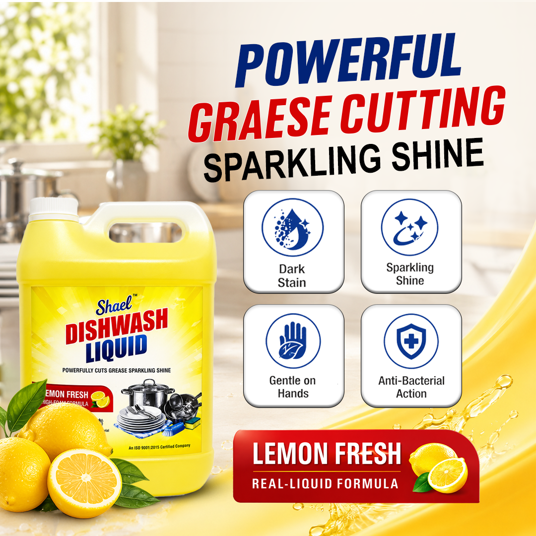 Shael Lemon Floor Cleaner 5 Litre | Floral Fresh Shine
