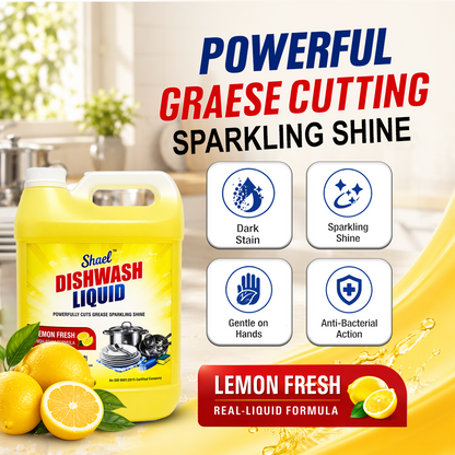 Shael Lemon Floor Cleaner 5 Litre | Floral Fresh Shine