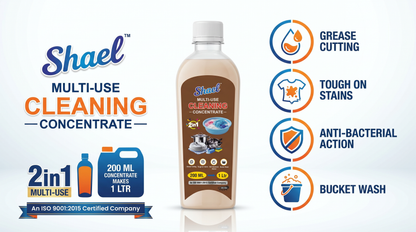 2-in-1 Concentrate Cleaning Liquid 200ml | Makes 1 Litre