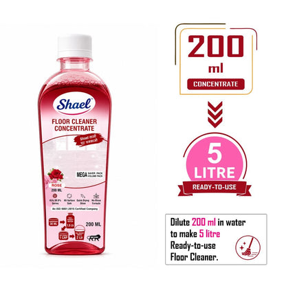 Shael Rose Floor Cleaner Concentrate 200ml | Makes 5 Litres Ready-to-Use