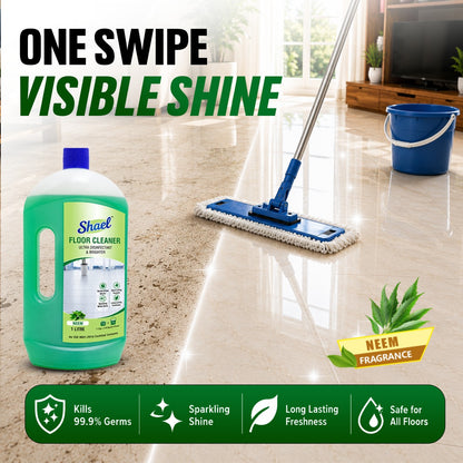 Shael Neem Floor Cleaner 1 Litre | Natural Herbal Disinfectant