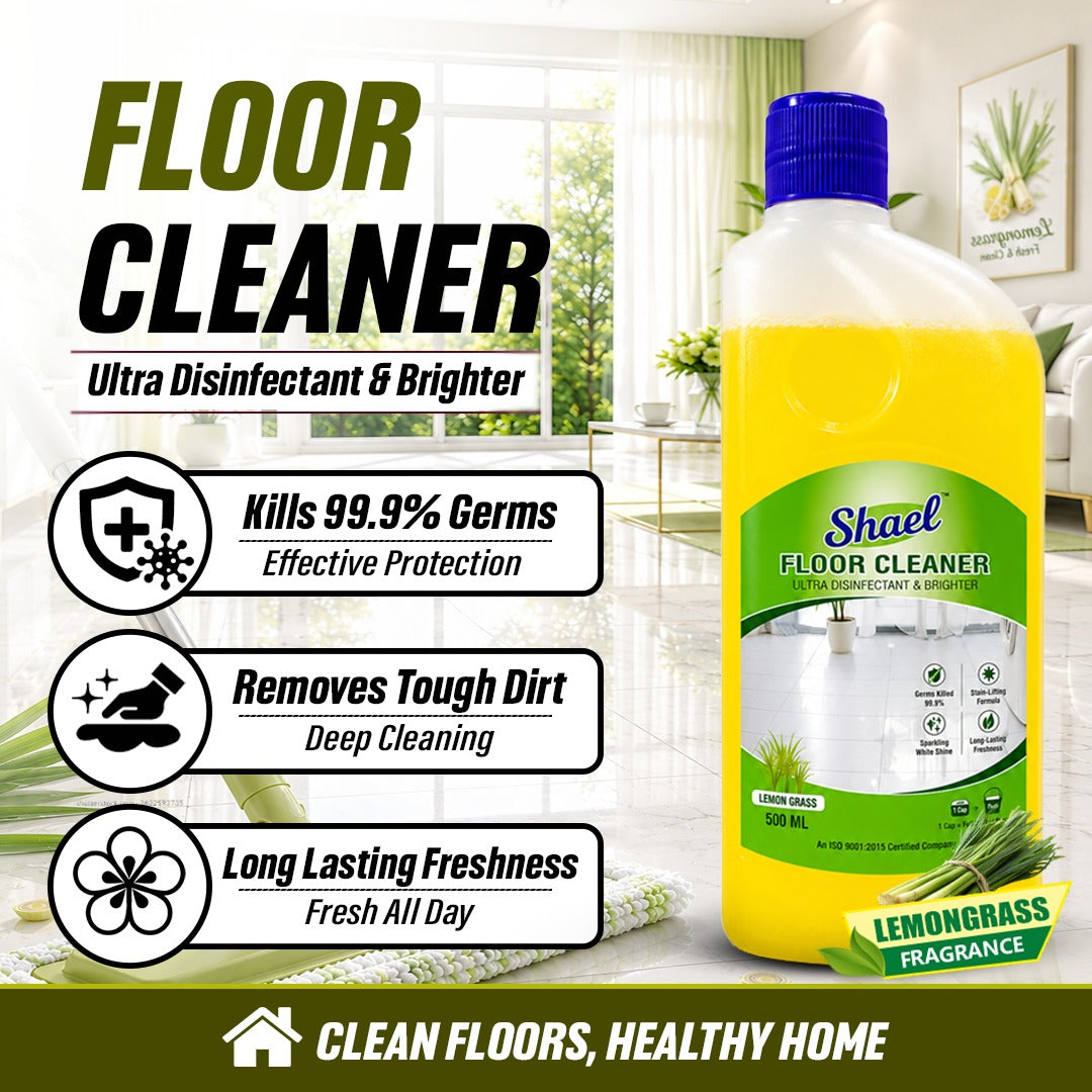 Shael Lemongrass Floor Cleaner 500ML | Citrus Fresh Shine