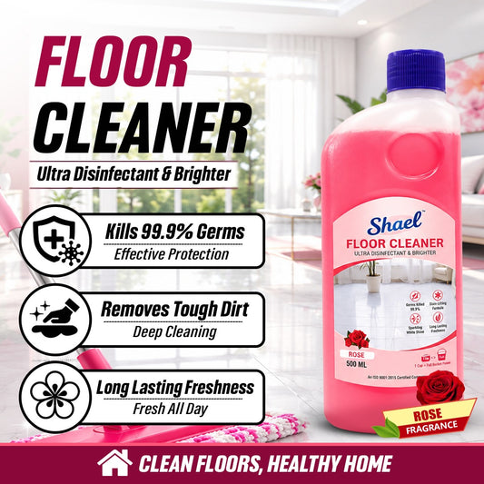 Shael Rose Floor Cleaner 500ML | Floral Fresh Shine